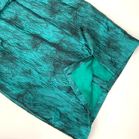 New Siri The Dresden Special Occasion Emerald Green Sleeveless Dress Size 16 - Picture 15 of 16